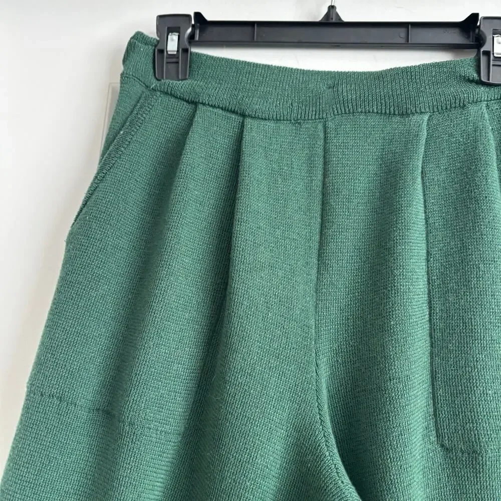 Free People Freya Emerald Spell Knit Linen Sweater Jogger Pant Size SP - Picture 5 of 15